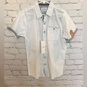 Craft + Flow Boys Button Down Shirt size 10/12 NWT